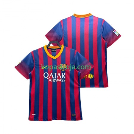 Billiga Fotbollströjor FC Barcelona 2013 2014 Retro Hemma tröja Kortärmad